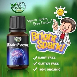 Memory Enhancer Aromatherapy | Brain Power Essential Oil | Brain Booster  | for Kids & Adult | 15ml