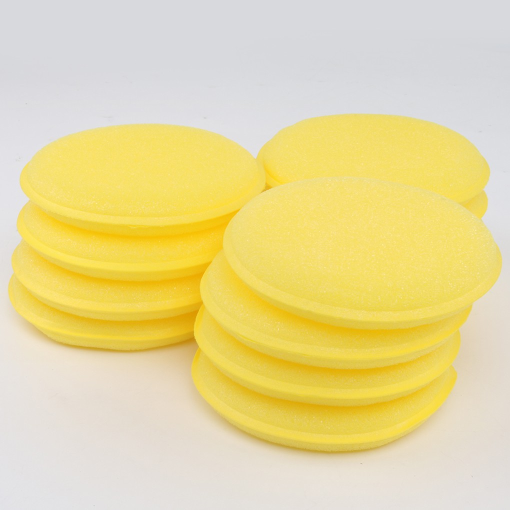 12pcs Waxing Polish Wax Foam Sponge Applicator Pads for Clean Cars