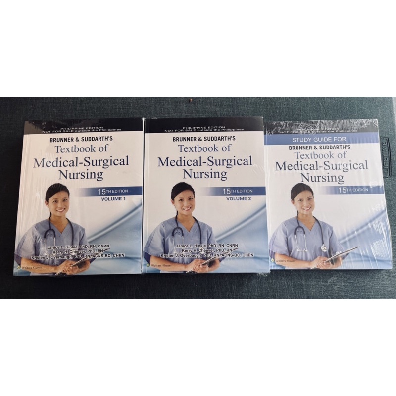 BRUNNER & SUDDARTH'S TEXTBOOK OF MEDICALSURGICAL NURSING 14&15TH