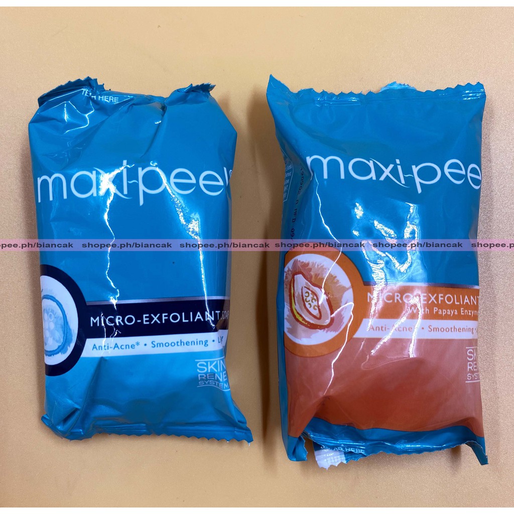 maxi peel micro exfoliant soap