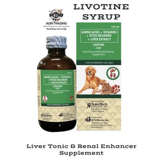 LIVOTINE SYRUP 60ML(Liver Tonic & Renal Enhancer Supplement)DOG & CATS.
