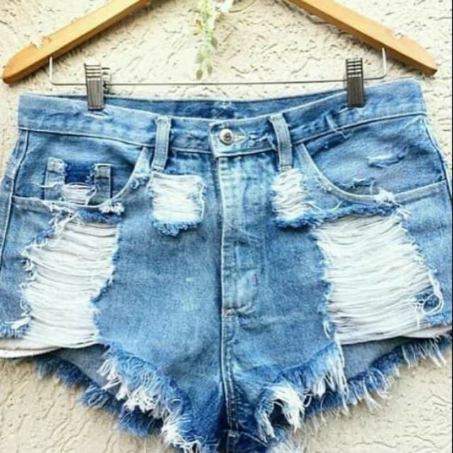 tattered shorts