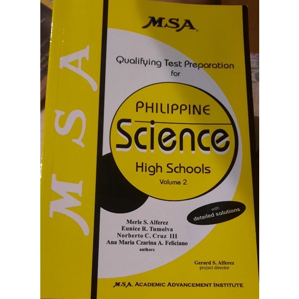 MSA Philippine Science High Schools Reviewer presyo ₱208