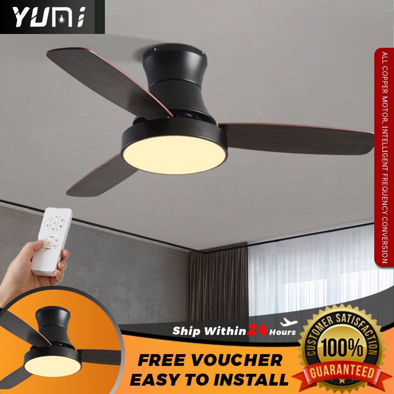 Nordic Modern Ceiling Fan Industrial Ceiling Fan 42/48Inch Ceiling Fan