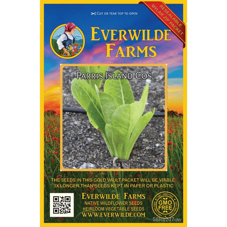 Guaranteed germination rate 1 Oz Parris Island Cos Romaine Lettuce