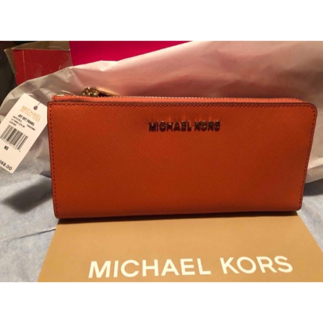Michael Kors wallet tangerine | Shopee Philippines