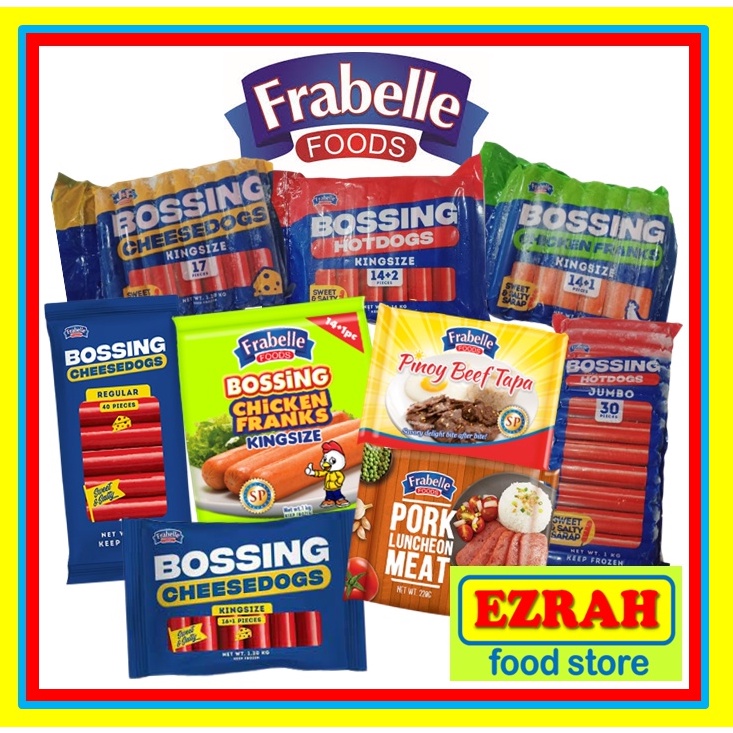 Frabelle Foods, Frozen Products Hotdogs, Luncheon Meat, Beef Tapa and