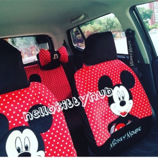 minnie mouse car seat covers