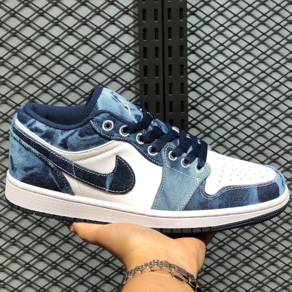 air jordan 1 low denim washed