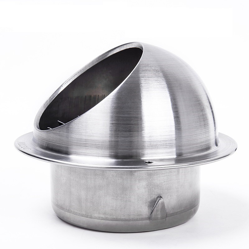 Manzan 180mm 7" Stainless Steel Wall Air Vent Ducting Ventilation