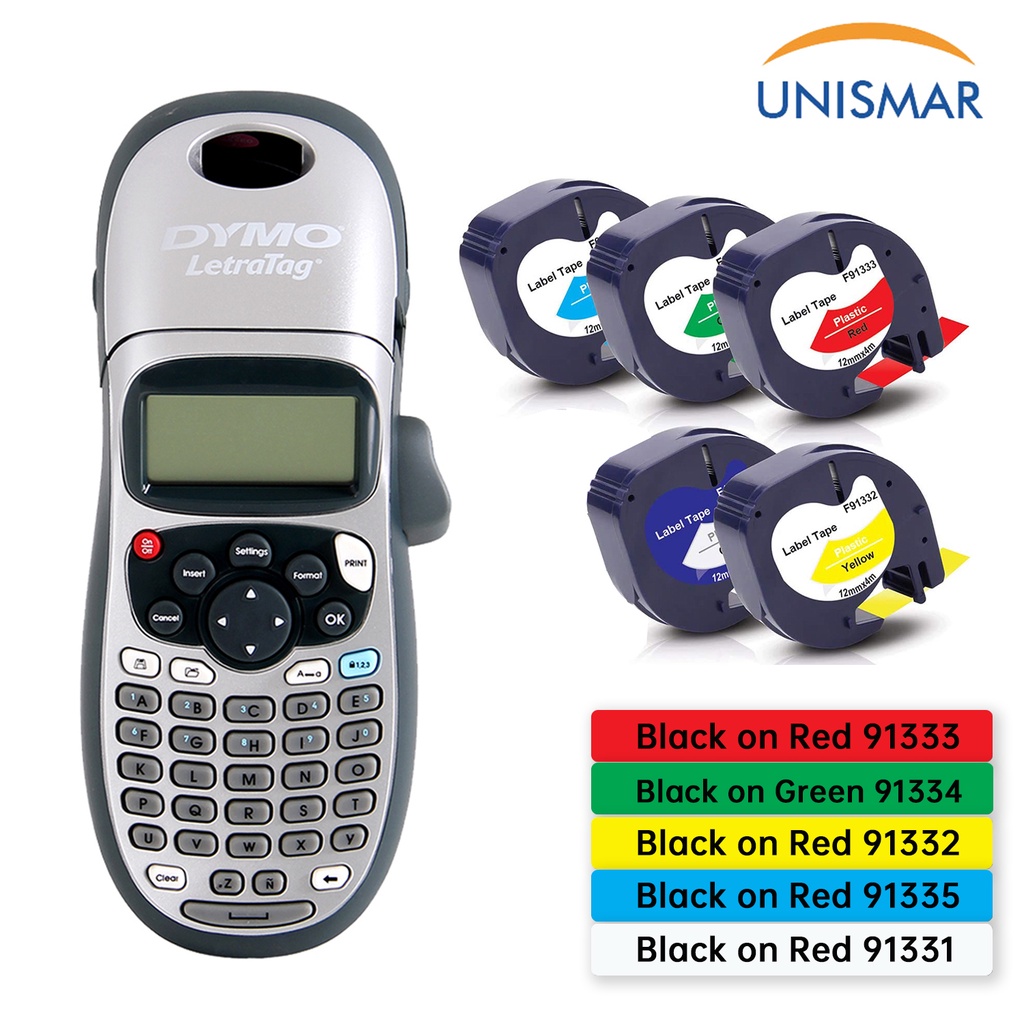 DYMO Letratag LT100H Handheld Label Printer ABC Keyboard with 5PK