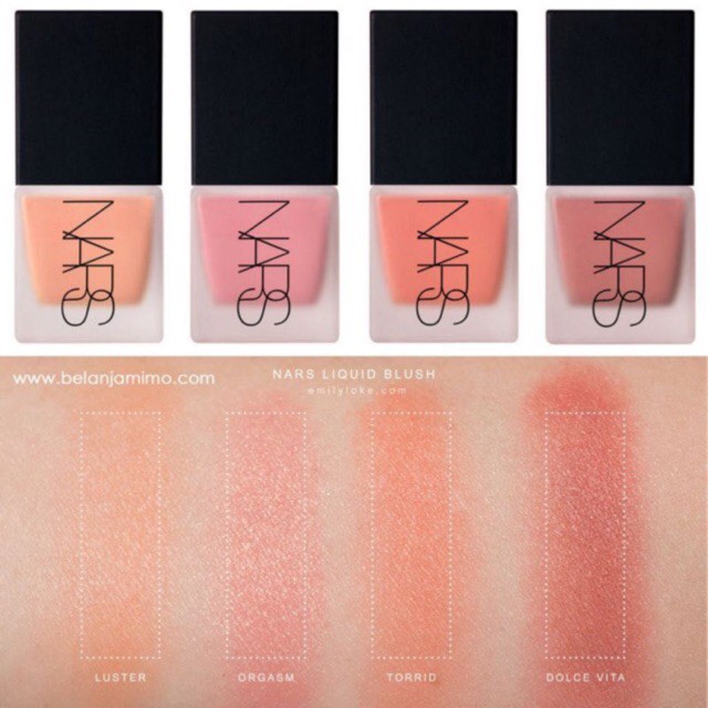 nars liquid blush colors