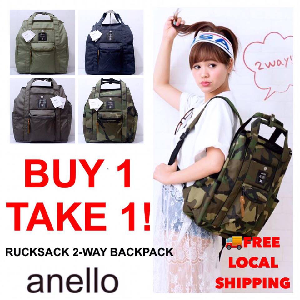 anello two way backpack