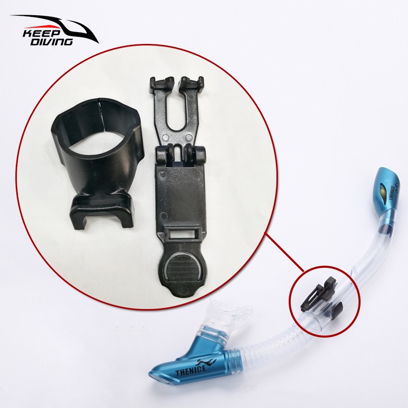 Snorkel Keeper Accessories Holder Quick Release Oval Clip Plastic Kit