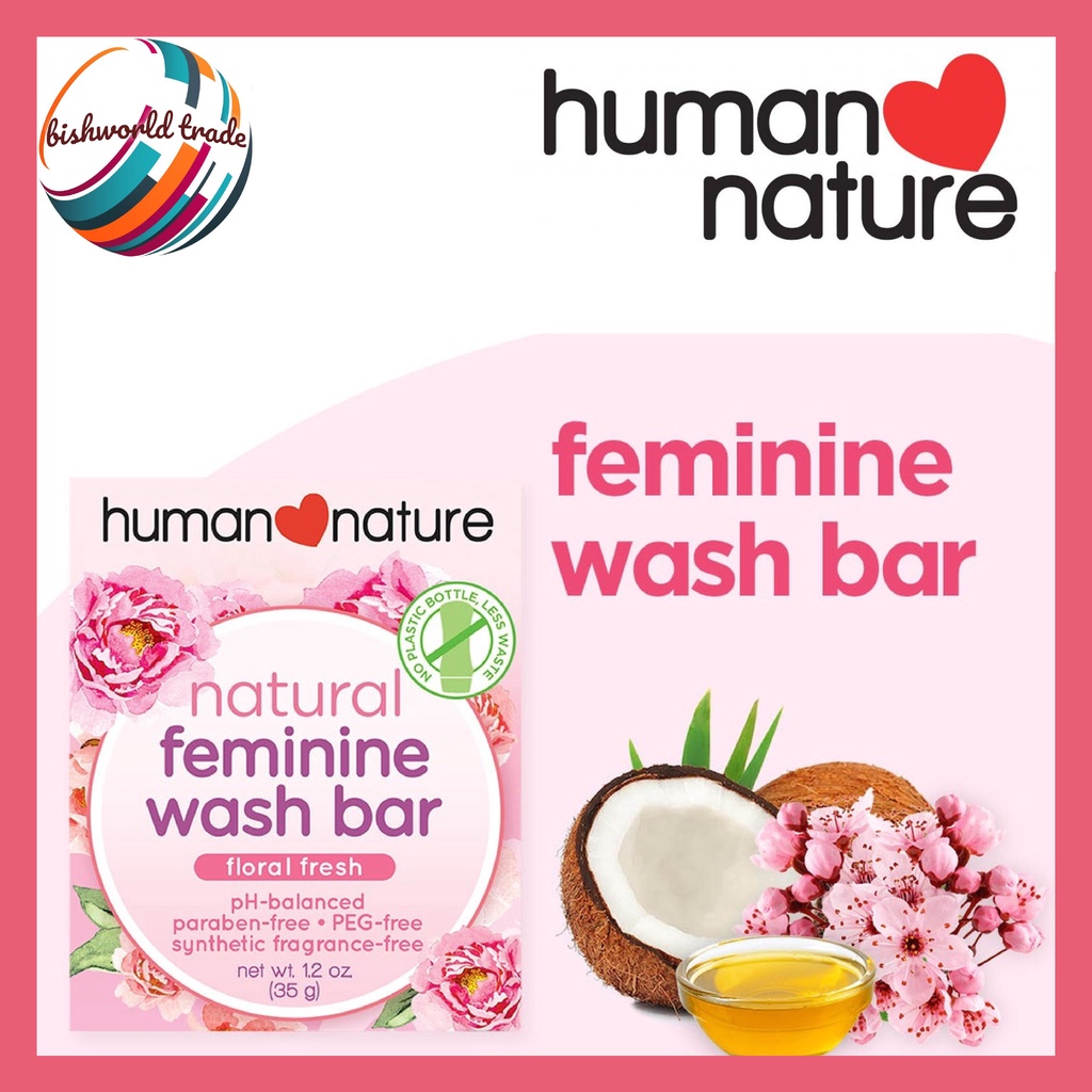 Human Nature Feminine Wash Bar 35g Shopee Philippines