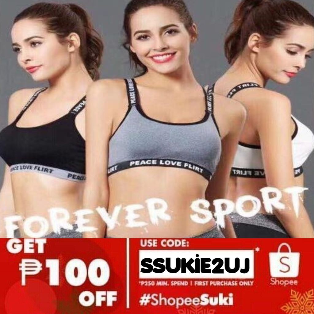 shopee sport bra