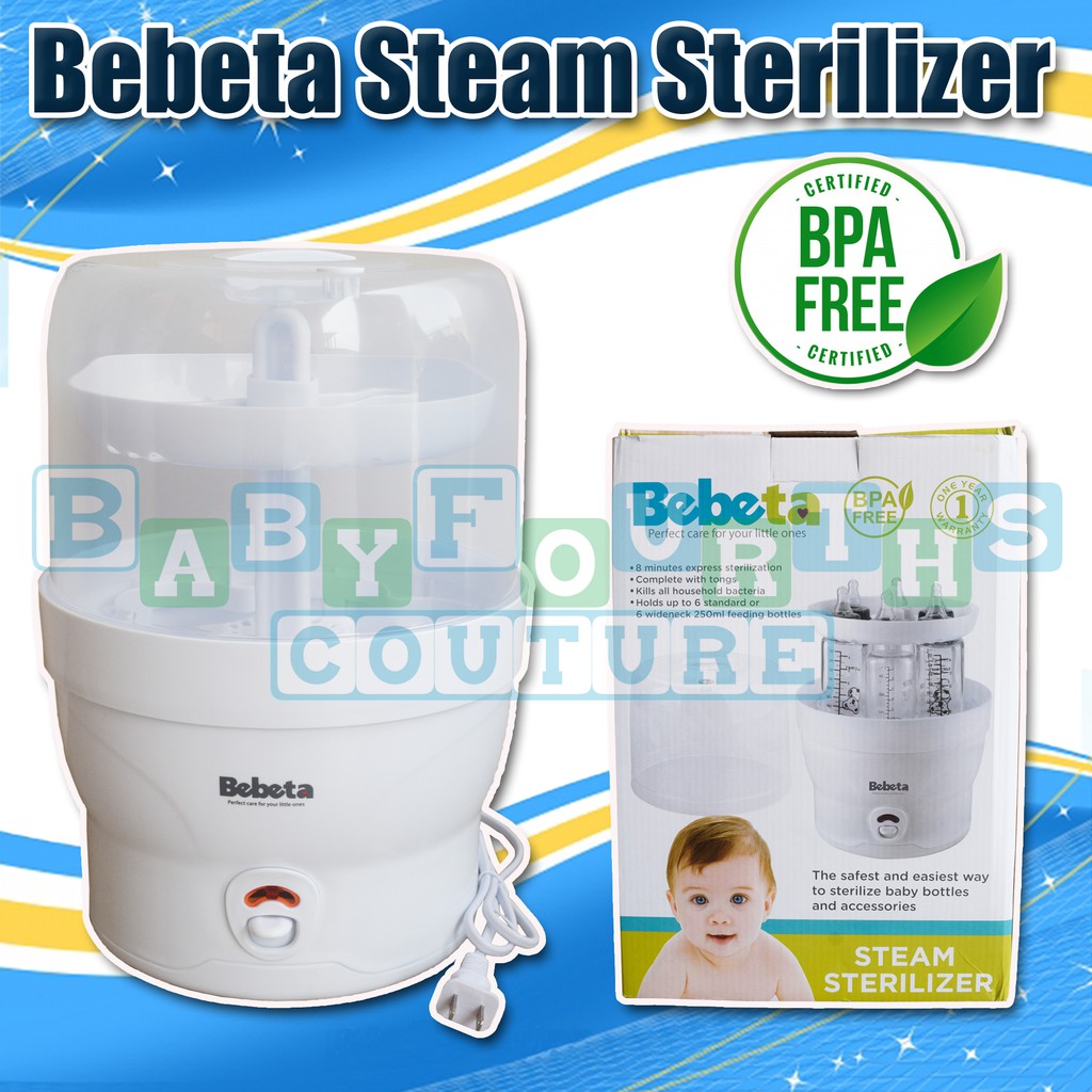 bebeta steam sterilizer