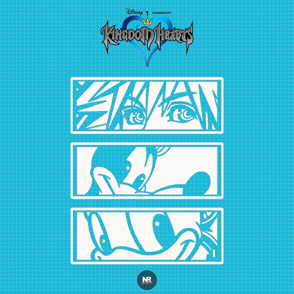 Kingdom Hearts Characters Vinyl Decal Gaming Sticker | Shopee Philippines