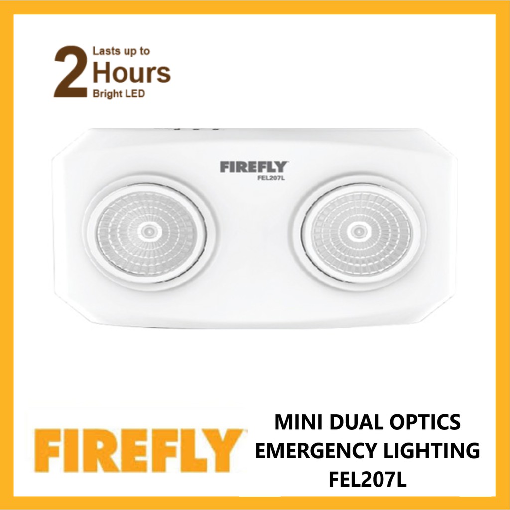Firefly Mini Dual Optics Emergency Lighting FEL207L Original Authentic