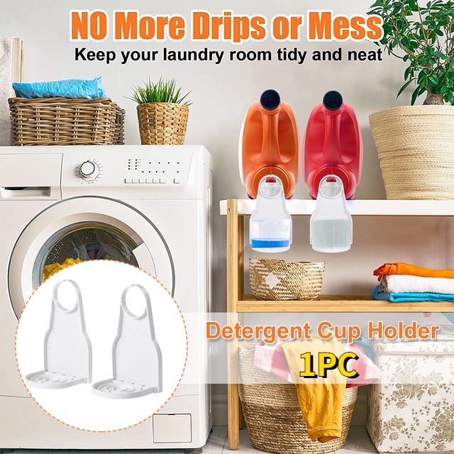 Laundry Liquid Cup Holder Practical Laundry Soap Prevents Dripping Cup