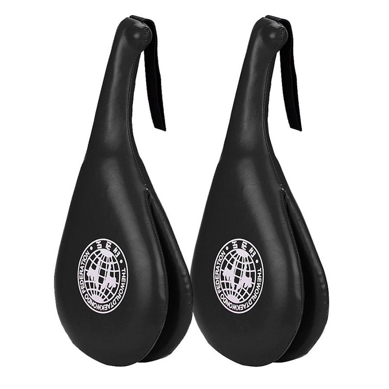 Details about   Double Kicking Pads ​Consist Of The Two Pcs Target Leaf Made Of PU And Inside 