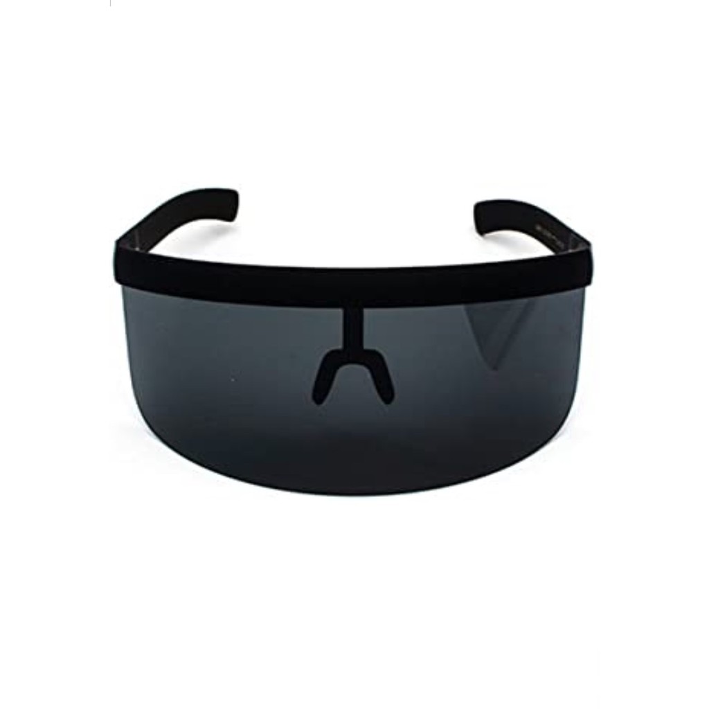 black visor sunglasses