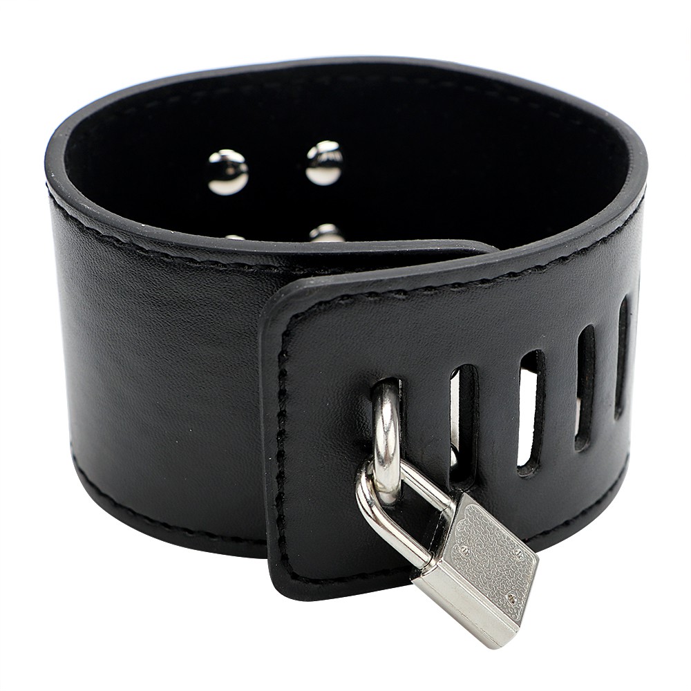 2021◊VATINE Stainless Steel Spreader Bar Restraint Bondage Leather Wrist Ankle Cuffs With Lock & K