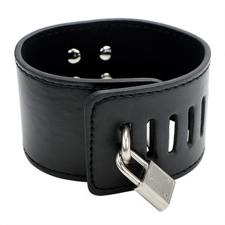 2021◊VATINE Stainless Steel Spreader Bar Restraint Bondage Leather Wrist Ankle Cuffs With Lock & K #2