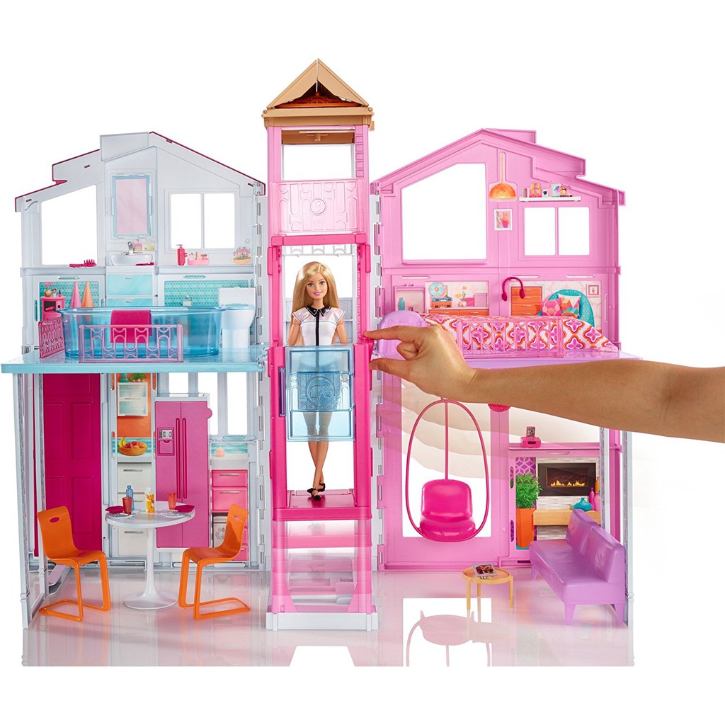 barbie 2 story townhouse