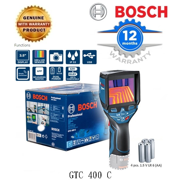 BOSCH GTC 400 C Professional BARE Infrared Thermal Camera/ Detector / Thermo Scanner IMT GTM