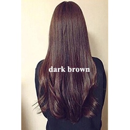 NEW۞Mokeru Natural Herbal Hair Dye Shampoo Maroon Organic Permanent Dark Brown Color For Gray Women