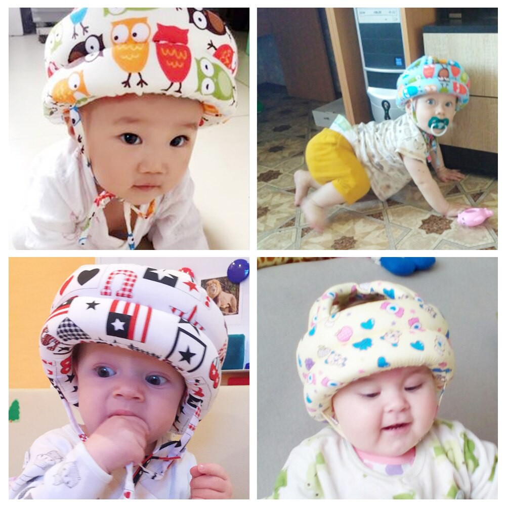 Infant Toddler Safety Helmet Anti-Collision Baby Protective Cap Adjustable Kids Head Protection Hat