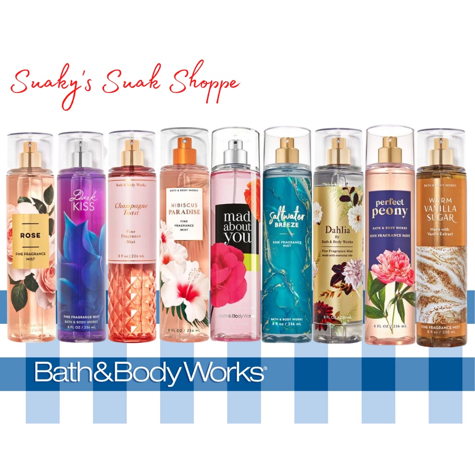 Original Bath And Body Works Fragrance Mist Perfume 236ml (AUTHENTIC ...