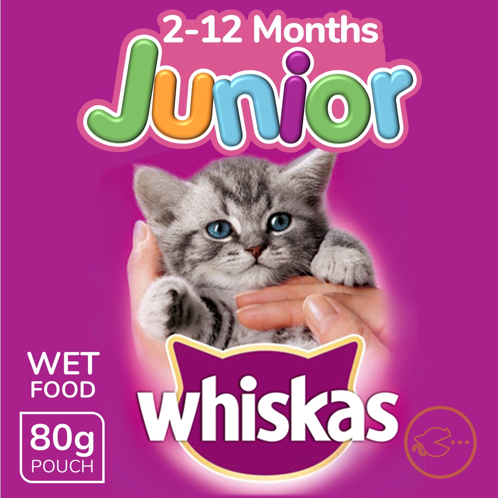 WHISKAS JUNIOR 212 MONTHS 80g POUCH Shopee Philippines