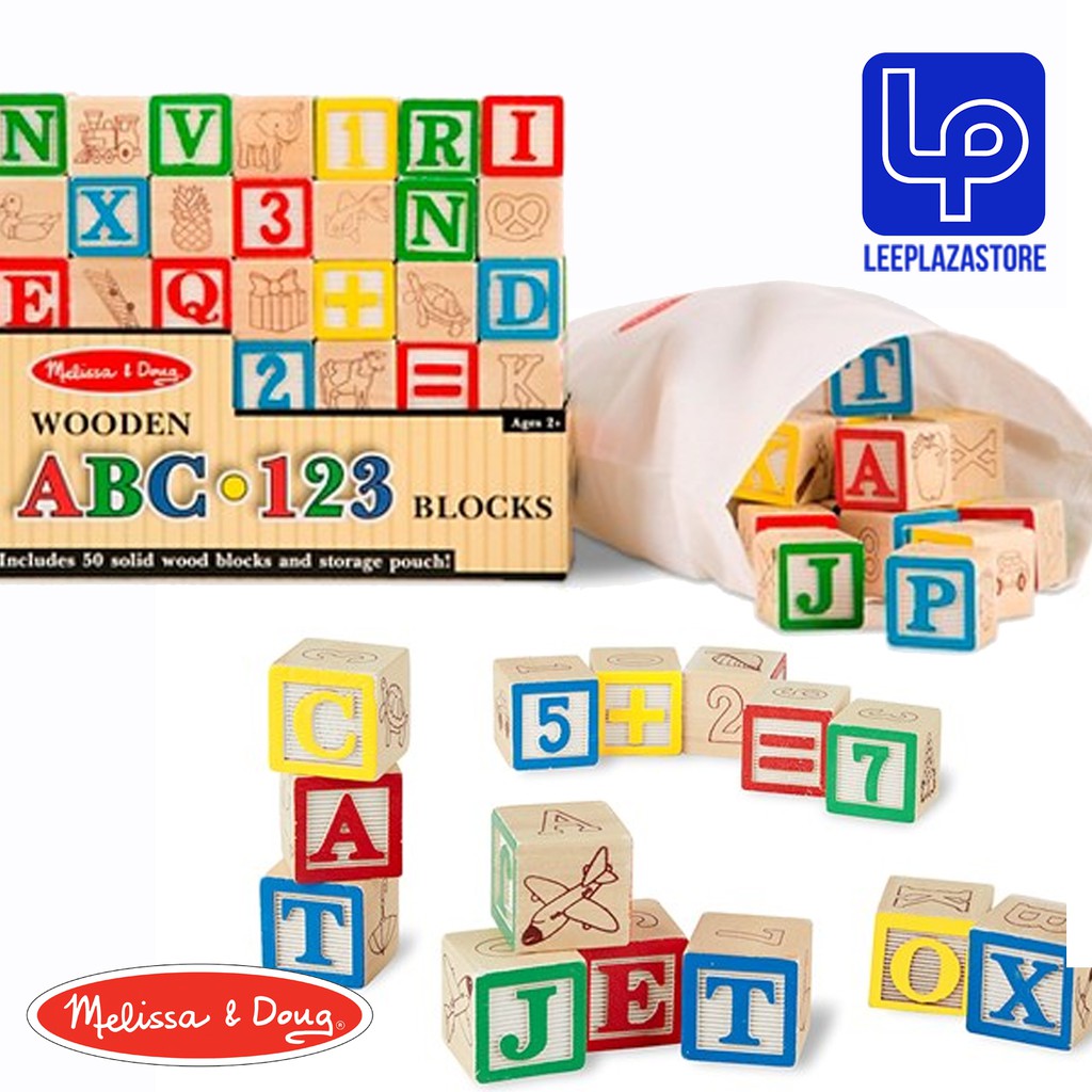 melissa and doug alphabet blocks