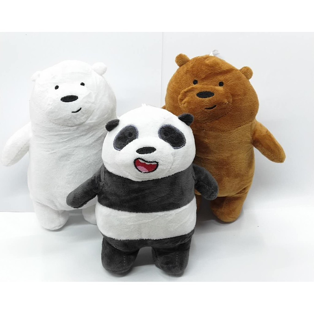 we bare bears stuffed toy shopee