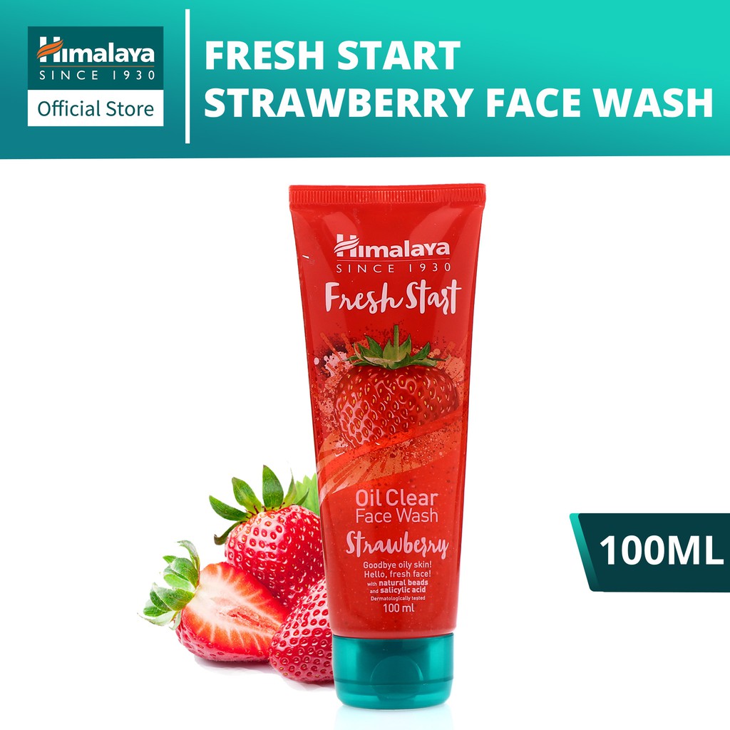 himalaya oil clear strawberry face wash