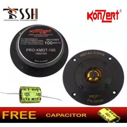 konzert metal dome tweeter