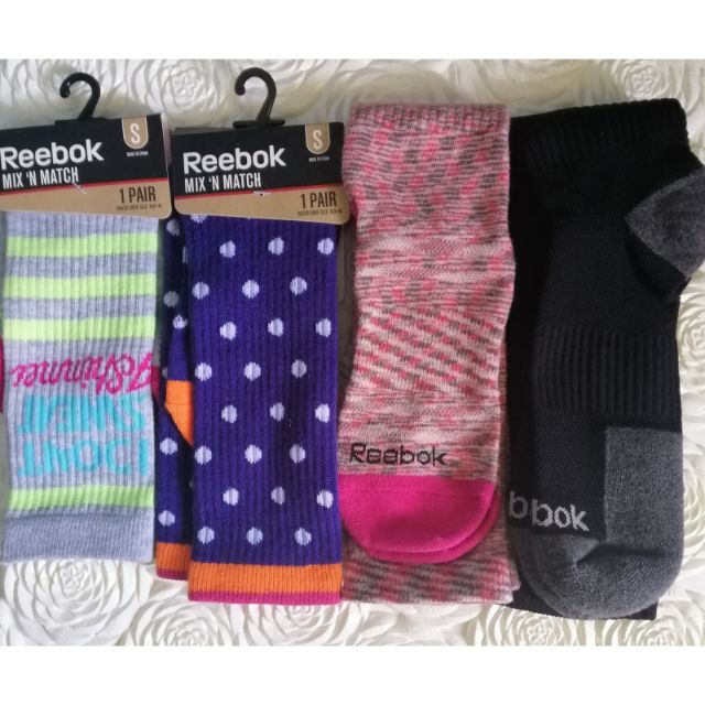 reebok mix and match socks
