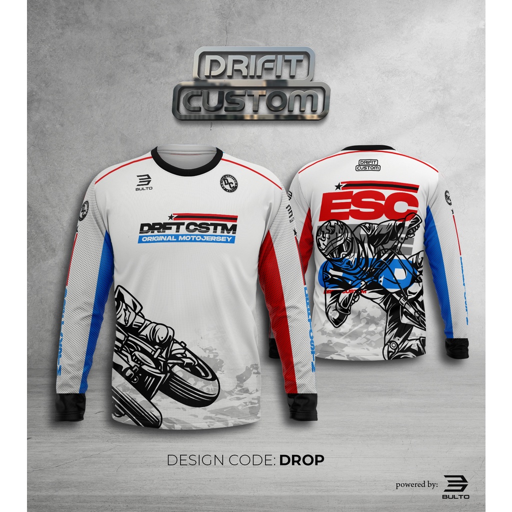 DRIFIT CUSTOM MOTO JERSEY - DROP | Shopee Philippines