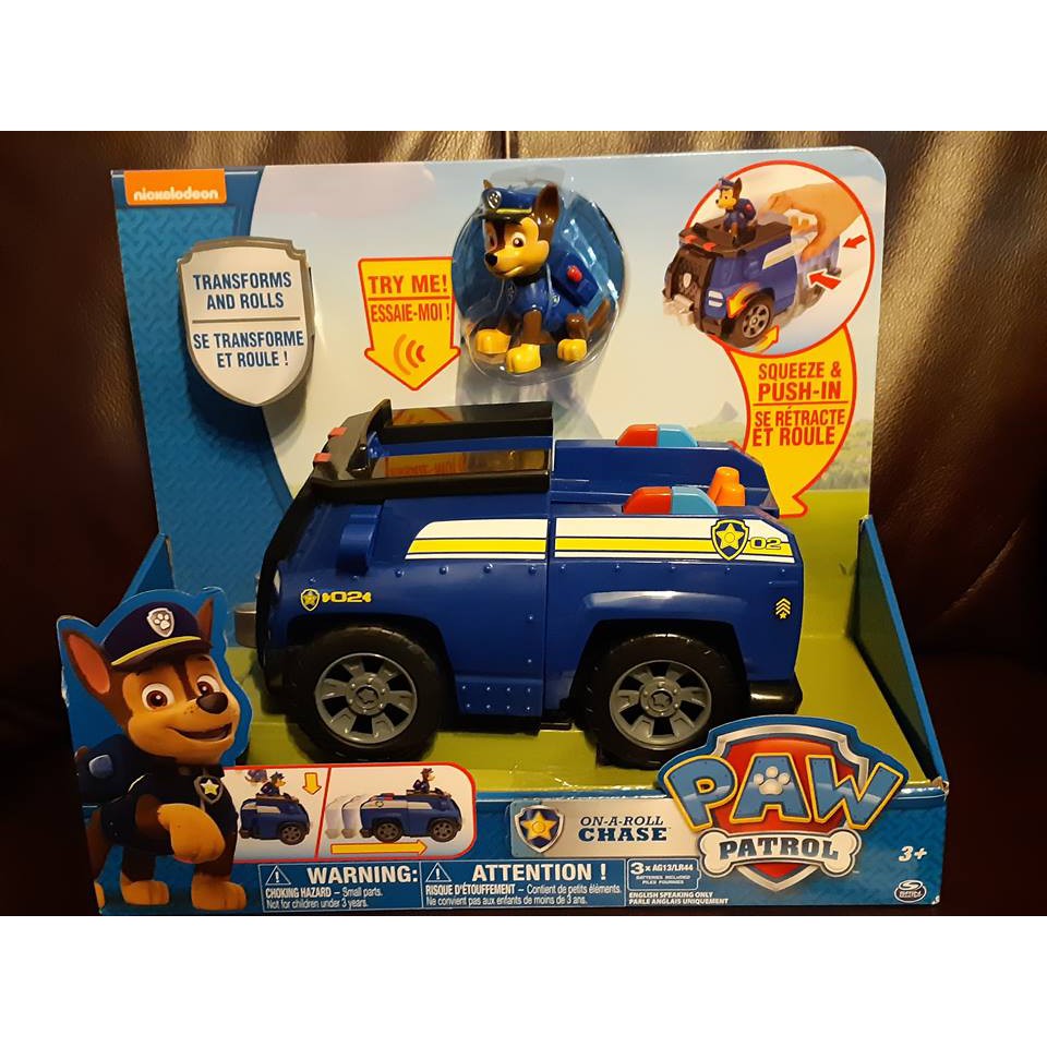 paw patrol chase deluxe cruiser