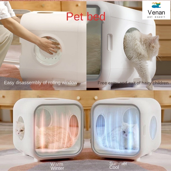 Christmas giftsVenan 3 in1 Pet/Cat/Dog/Nest/Drying Box/Fully Automatic/Hair Dryer/Aseptic chamber 39