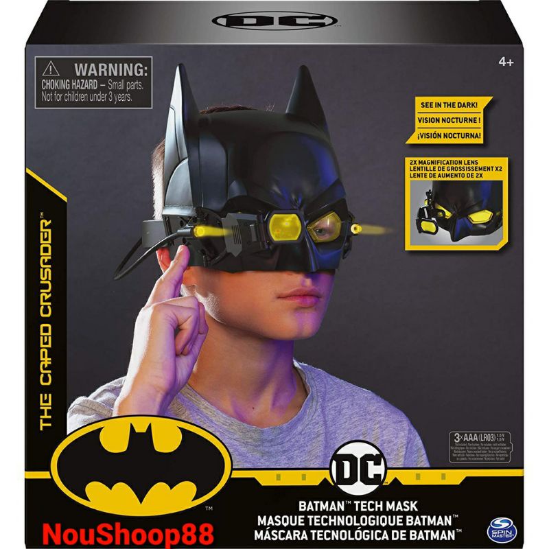 Batman DC Tech Mask Role Play Lights and Sounds | Shopee Philippines