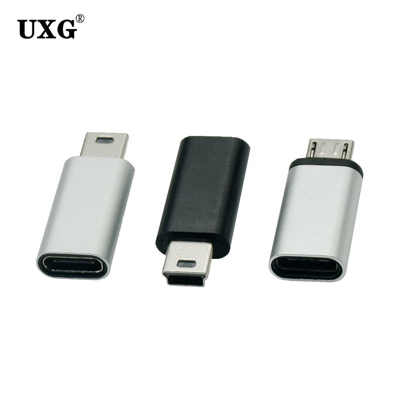 USB C to Mini USB Adapter Type C Female to Mini Micro 5pin USB Male
