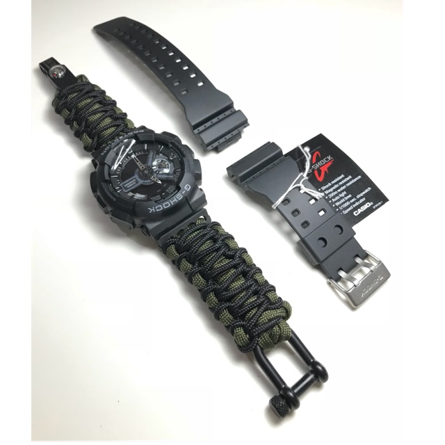 paracord watch g shock