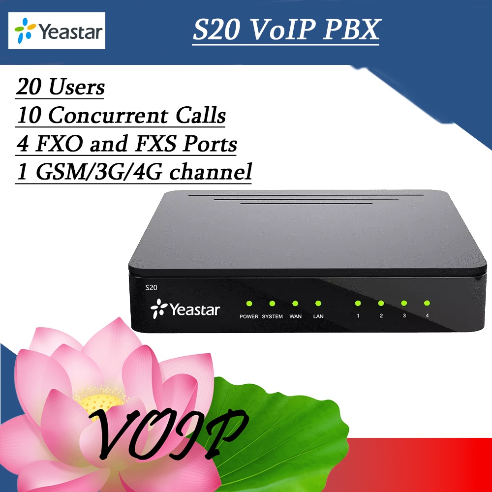 Yeastar S20 VoIP PBX For Small Business (Base Unit Only) | Shopee ...