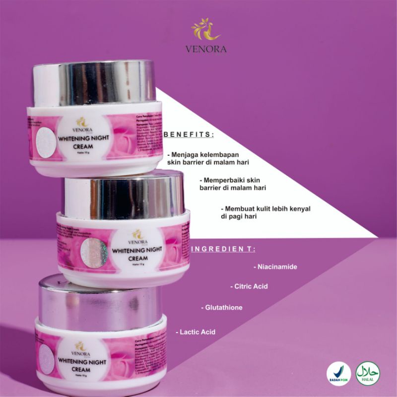 Acne NIGHT CREAM VENORA SKINCARE Shopee Philippines