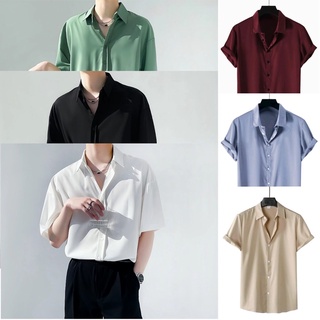 Long Sleeve Chinese Collar Polo for Men Cotton 4 Colors SIze M to XL ...