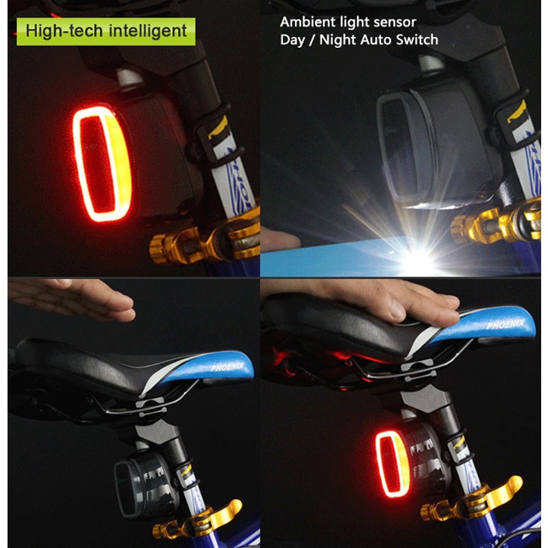 NEW Meilan X6 Wireless Rear laser light Smart tail lamp USB