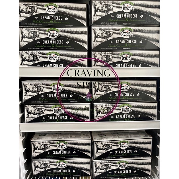 SWISS VALLEY CREAM CHEESE 1.36kg/ Expiration Date APRIL 2022 (Luzon